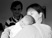 lifestyle newborn fotograaf delft baby met mama