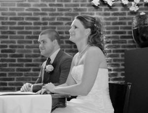 bruidsfotografie: ceremonie van Ronald en Mariska