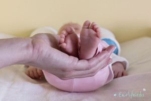 Stichting Earlybirds fotografie: babyvoetjes Isa in Gouda