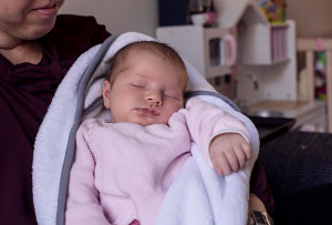 newborn fotograaf Delft baby en mama