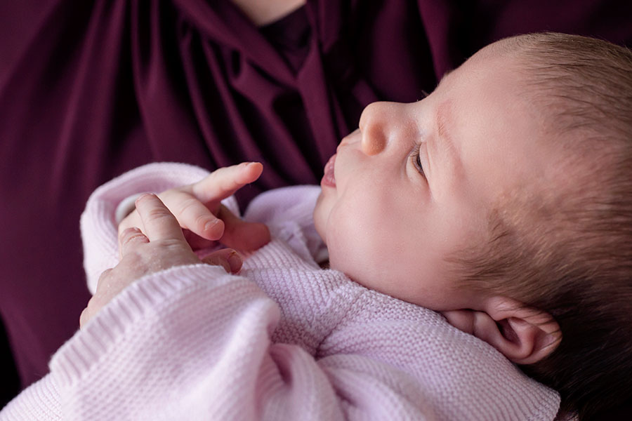 newborn reportage Delft baby