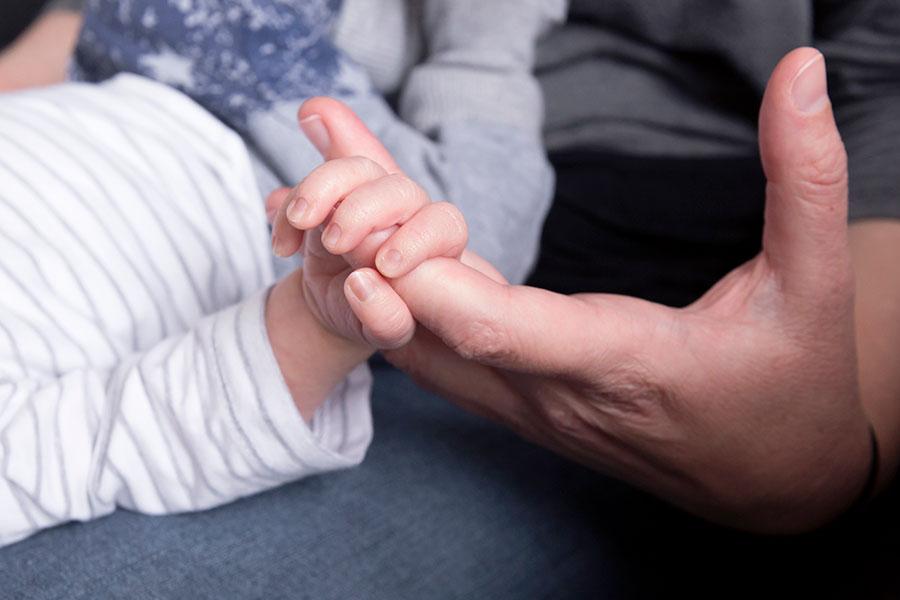 kleine vingertje baby
