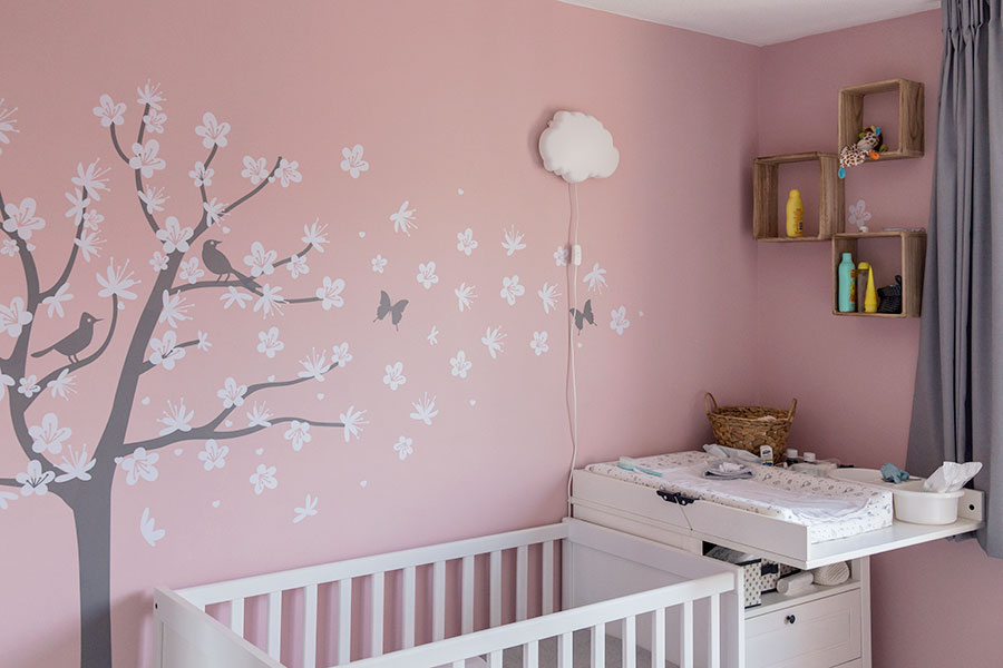 lifestyle newbornshoot babykamer